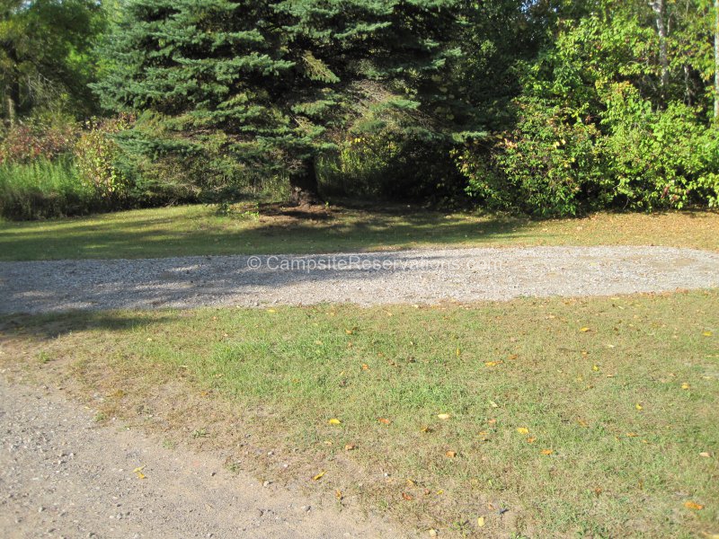 Campsite 75 in Rice Creek Chain of Lakes Regional Park Campground F